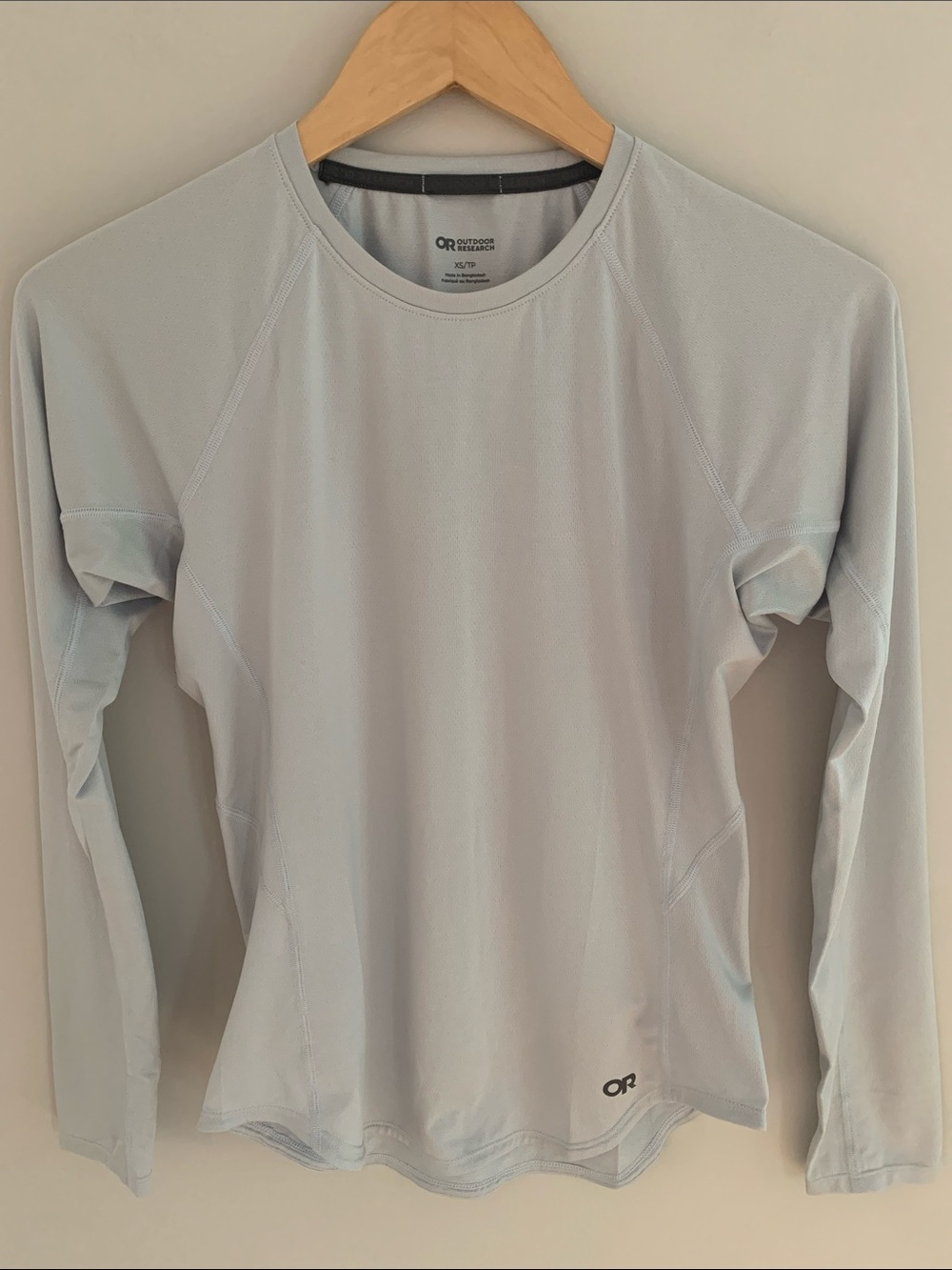 Outdoor Research Women’s Argon Long Sleeve Performance Tee Shirt Grey Size XS